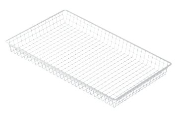 Корзина проволочная Larvij, 893x85x555 мм, белый, L951008WH