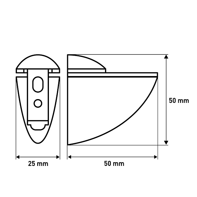 Кронштейны Larvij Пеликан, 50x25x50 мм, антик бронза, 2 шт., L3107AB - Фото 6