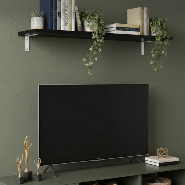Кронштейн Larvij Угловой, 75x20x125 мм, белый, L7652WH - Фото 7