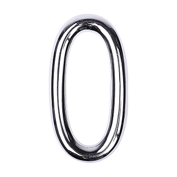 Номер дверной Larvij «0», 40x6x75 мм, xром, LNZ754 CP #0