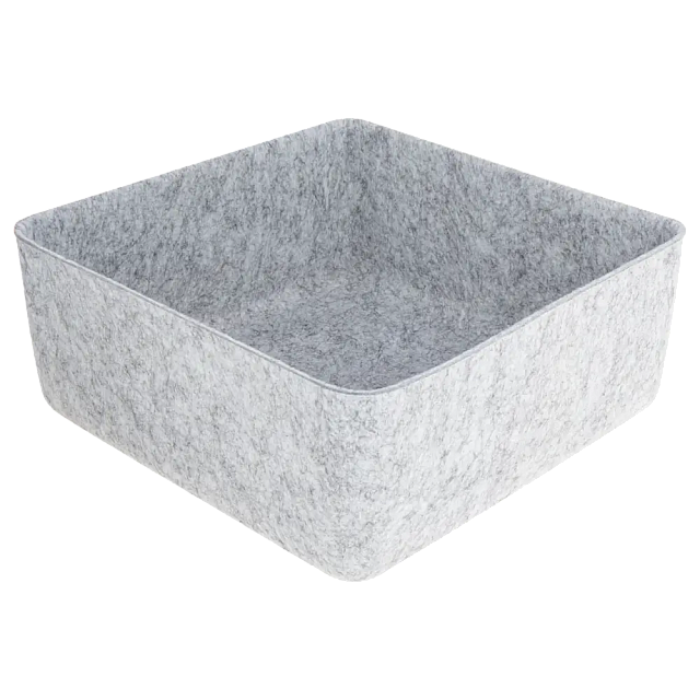 Органайзеры войлочные Larvij, 25x10x25 мм, серый, 5 шт., LAJ133004LG - Фото 2