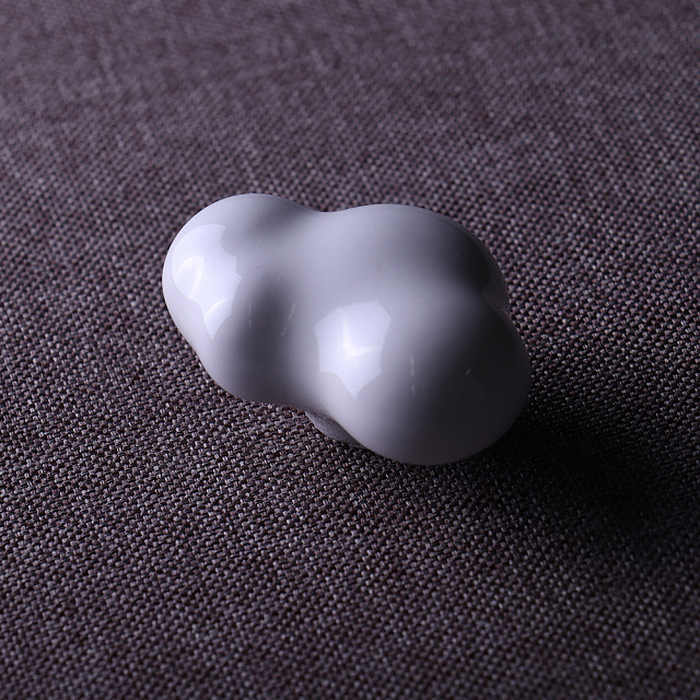 Ручка мебельная Larvij, 55x27x36 мм, белый, L4.knob14WH - Фото 7