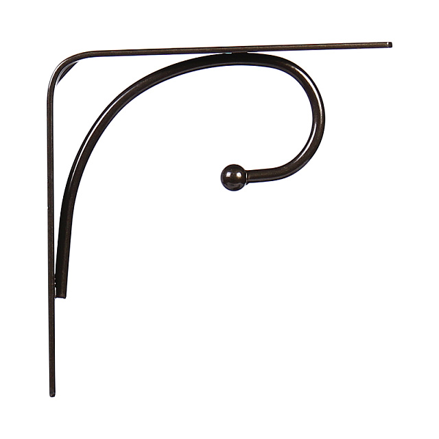 Кронштейн Larvij Лебедь, 21x150x150 мм, антик бронза, L7623AB - Фото 4