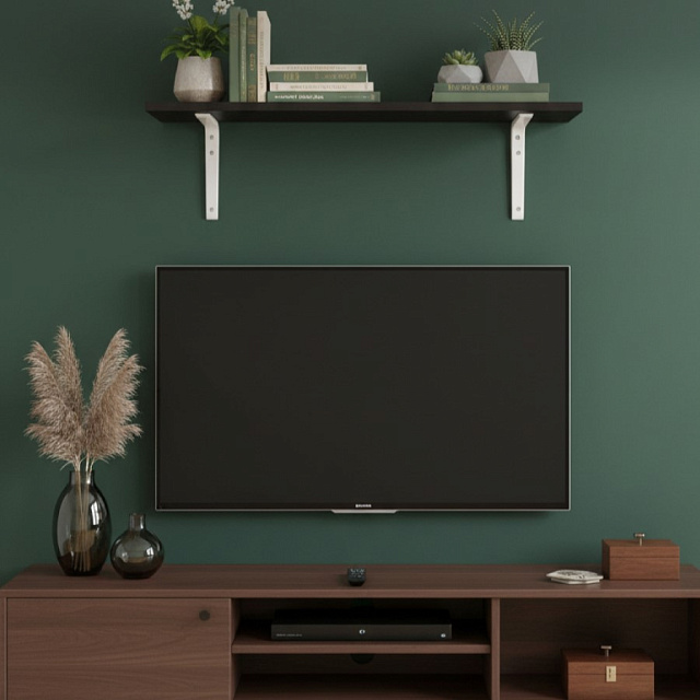 Кронштейн Larvij Усиленный, 200x30x150 мм, белый, L7502WH - Фото 8