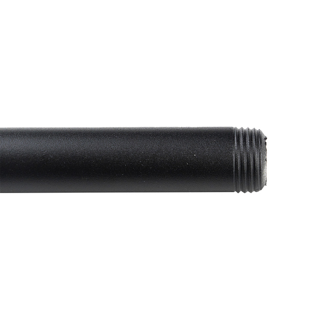Металлическая труба Larvij, 100 мм, черный, L65R20T10BL - Фото 2