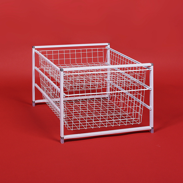 Рама для тумбы 3 яруса Larvij, 435x350x565 мм, белый, LWS3FWH(N) - Фото 4