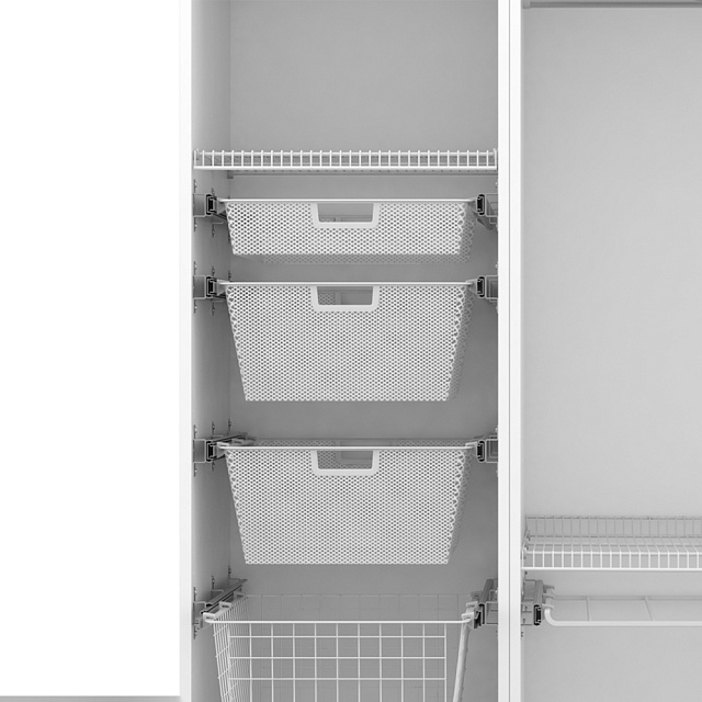 Корзина мелкосеточная Larvij, 393x85x555 мм, белый, L95M508WH - Фото 2