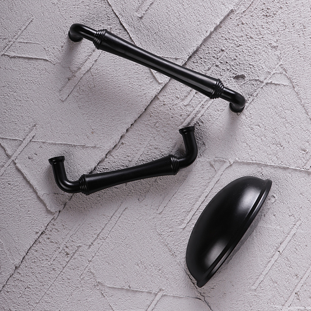 Ручка мебельная Larvij Ракушка, 76 мм, черный, L4.020.076BL - Фото 7