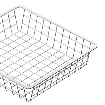 Корзина проволочная Larvij, 393x85x368 мм, белый, L95508-35WH