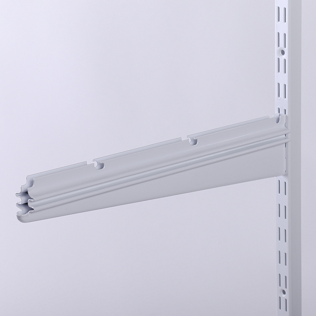 Кронштейн двуxсторонний для корзин на трении Larvij, 442 мм, белый, L9350WH - Фото 2
